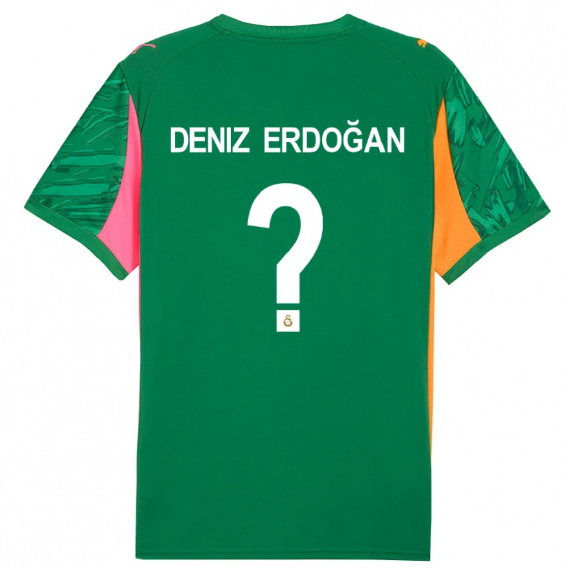 Danxen Män Ali Deniz Erdoğan #0 Grön Orange Rosa Målvaktströja 2025/26 T-tröja