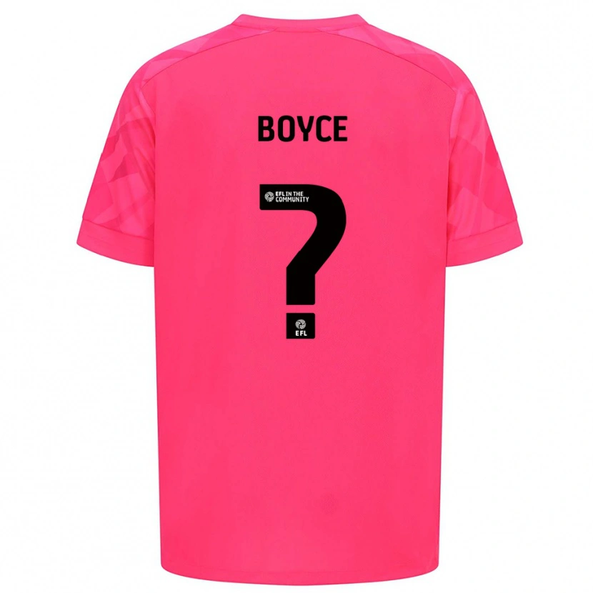 Danxen Män Oliver Boyce #0 Rosrosa Målvaktströja 2025/26 T-tröja