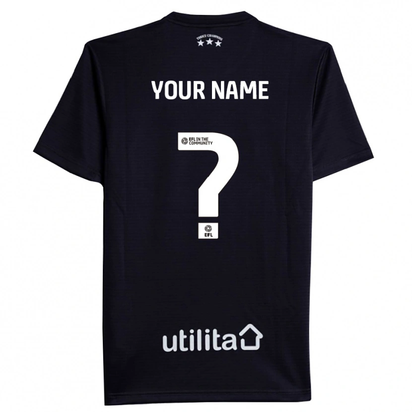 Danxen Män Huddersfield Town Svart Vit Målvaktströja 2025/26 T-tröja