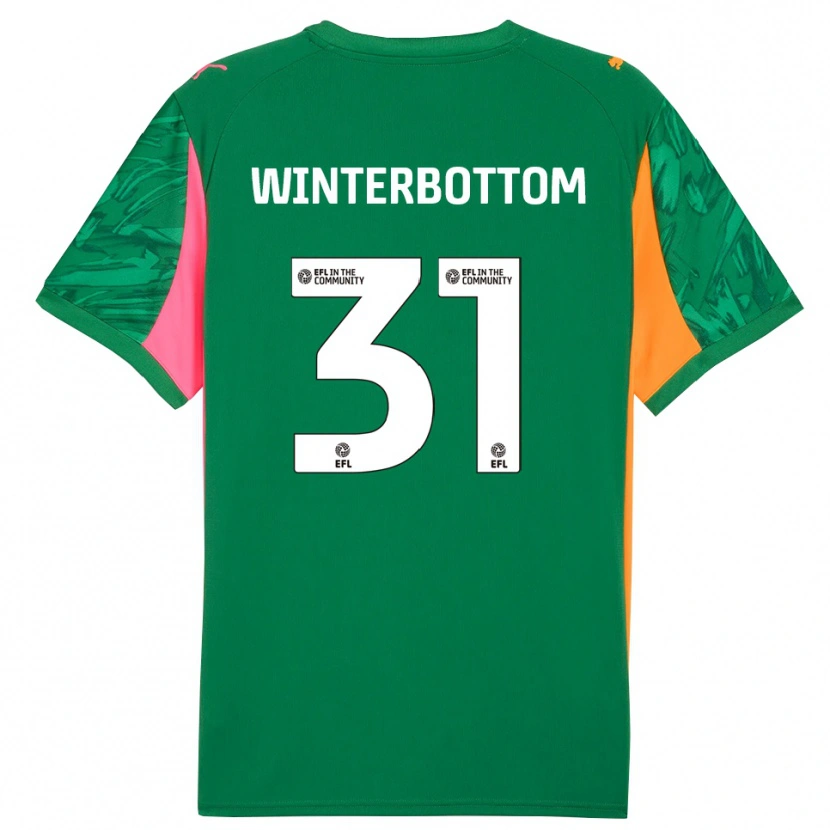 Danxen Män Ben Winterbottom #31 Grön Rosa Målvaktströja 2025/26 T-tröja