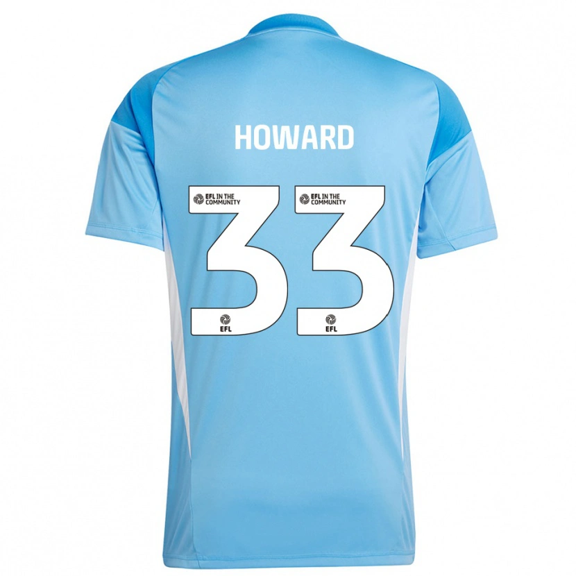 Danxen Män Mark Howard #33 Himmelsblå Målvaktströja 2025/26 T-tröja