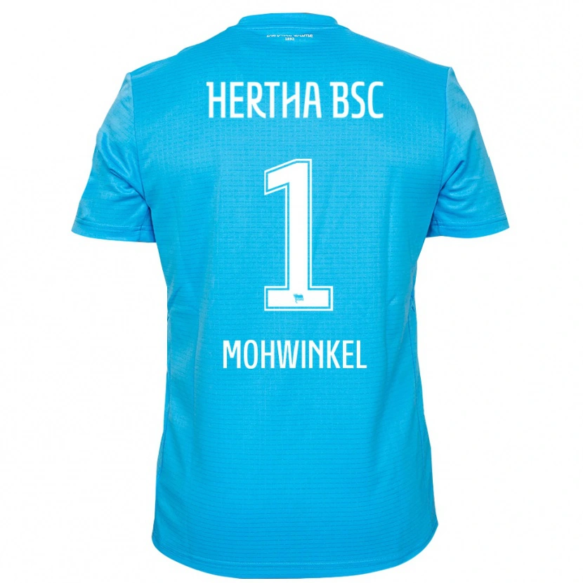 Danxen Män Maximilian Mohwinkel #1 Ljusblå Vit Målvaktströja 2025/26 T-tröja