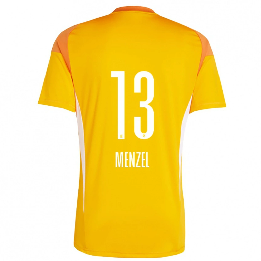 Danxen Män Phillip Menzel #13 Gul Orange Målvaktströja 2025/26 T-tröja