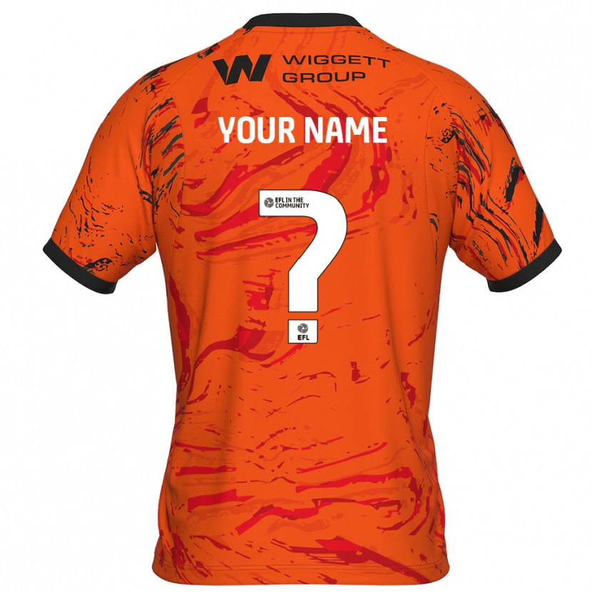 Danxen Män Millwall FC Orange Svart Målvaktströja 2025/26 T-tröja