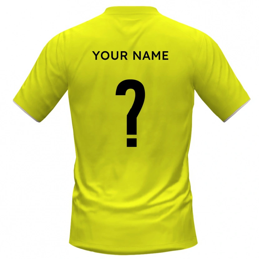 Danxen Män Scunthorpe United Gul Svart Målvaktströja 2025/26 T-tröja