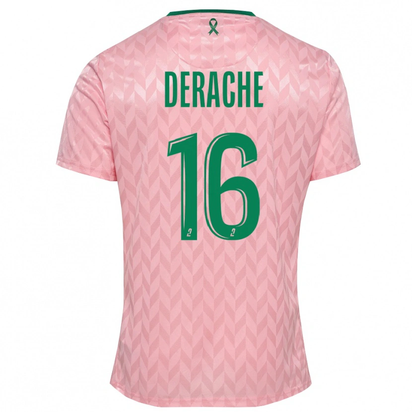 Danxen Män Joseph Derache #16 Rosa Grön Målvaktströja 2025/26 T-tröja