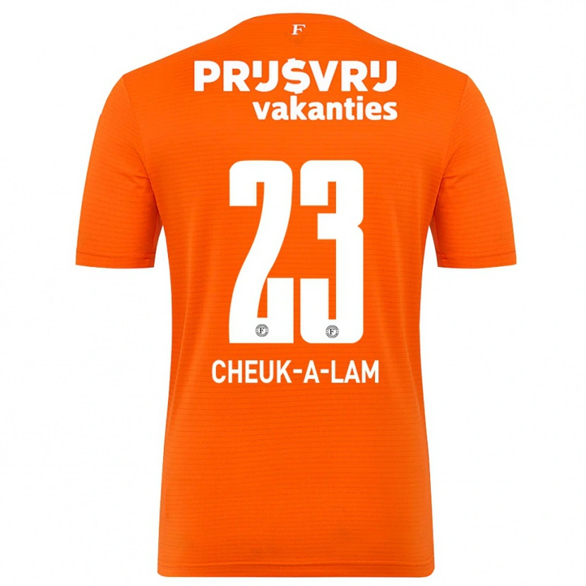 Danxen Män Lee-Quincy Cheuk-A-Lam #23 Orange Svart Målvaktströja 2025/26 T-tröja