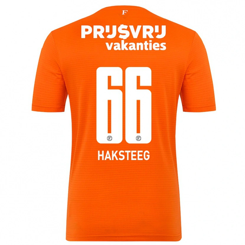 Danxen Män Tim Haksteeg #66 Orange Svart Målvaktströja 2025/26 T-tröja