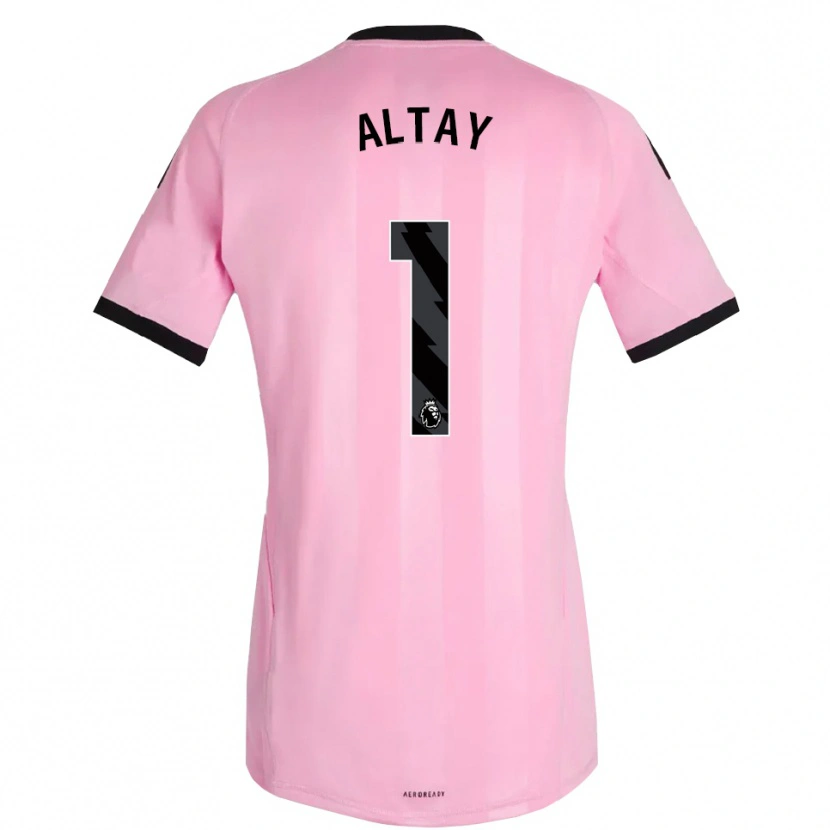Danxen Män Altay Bayındır #1 Rosa Svart Målvaktströja 2025/26 T-tröja