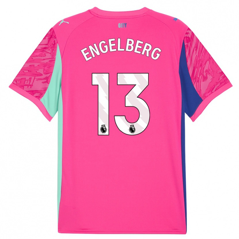 Danxen Män Stavros Engelberg #13 Rosig Rosa Målvaktströja 2025/26 T-tröja