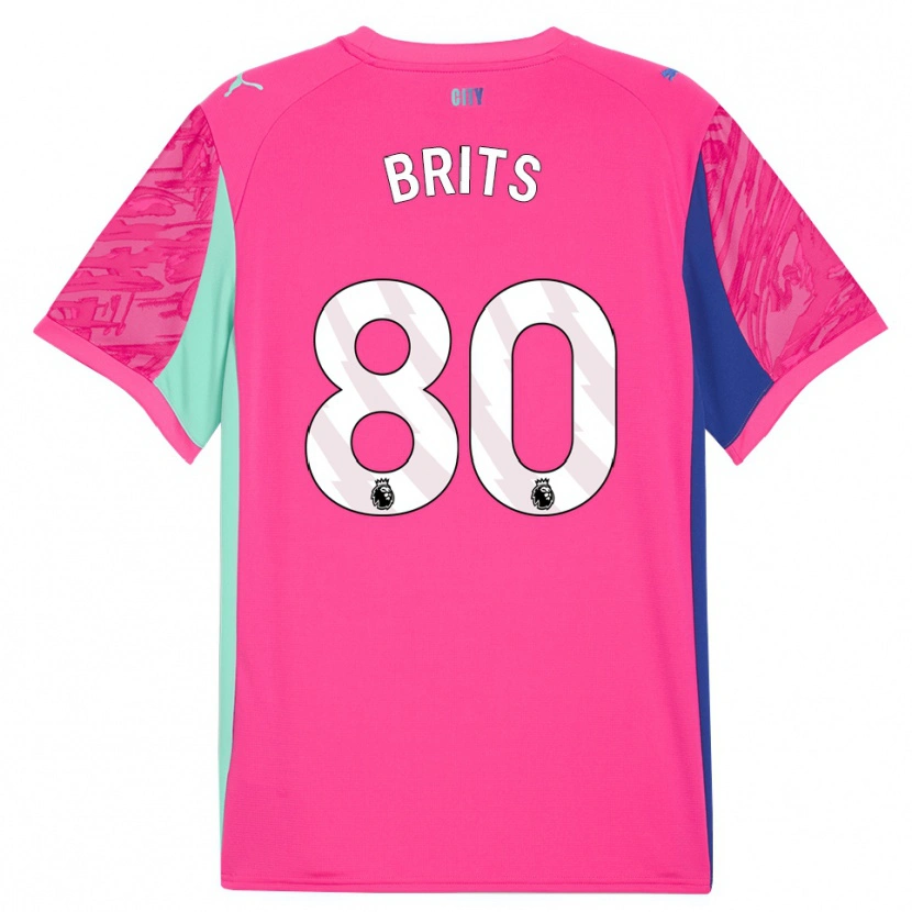 Danxen Män Spike Brits #80 Rosig Rosa Målvaktströja 2025/26 T-tröja