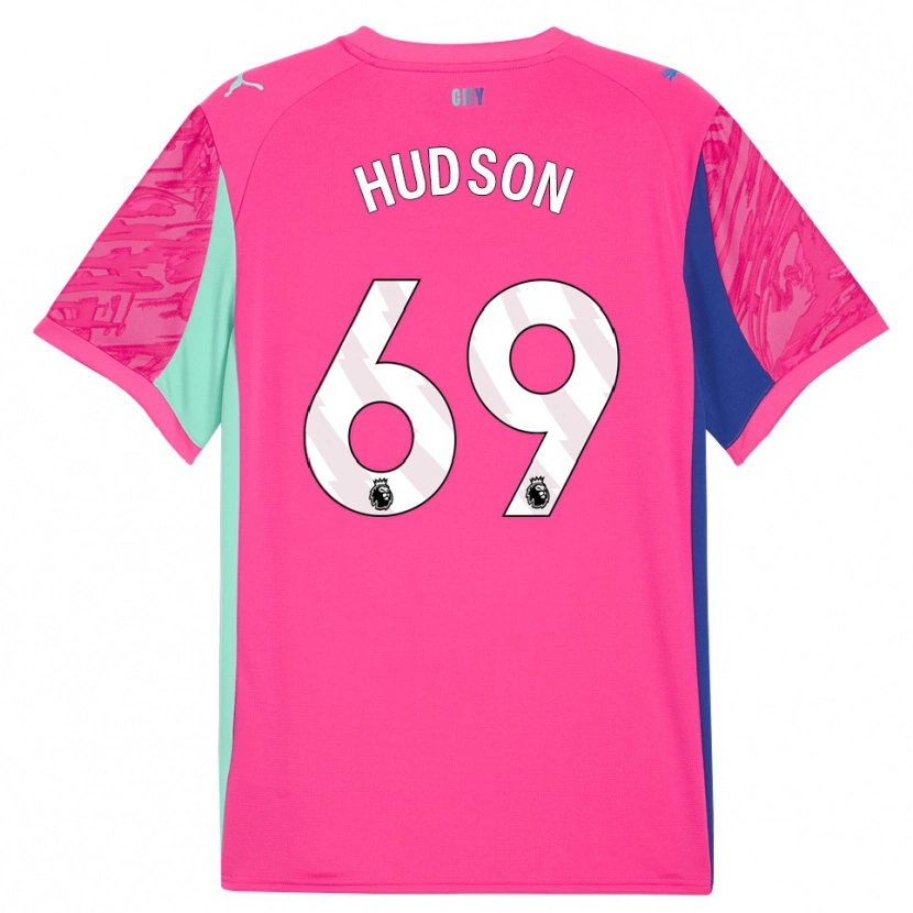 Danxen Män Max Hudson #69 Rosig Rosa Målvaktströja 2025/26 T-tröja