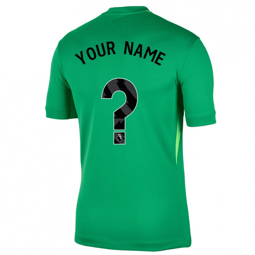 Danxen Män Chelsea FC Grön Svart Målvaktströja 2025/26 T-tröja