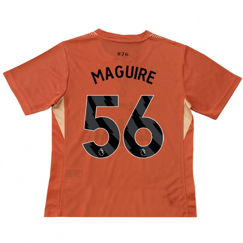 Danxen Män Aaron Maguire #56 Orange Svart Målvaktströja 2025/26 T-tröja