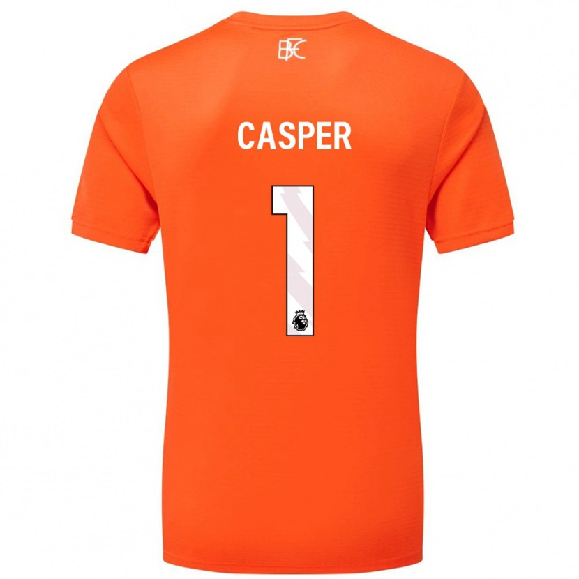 Danxen Män Charlie Casper #1 Orange Vit Målvaktströja 2025/26 T-tröja