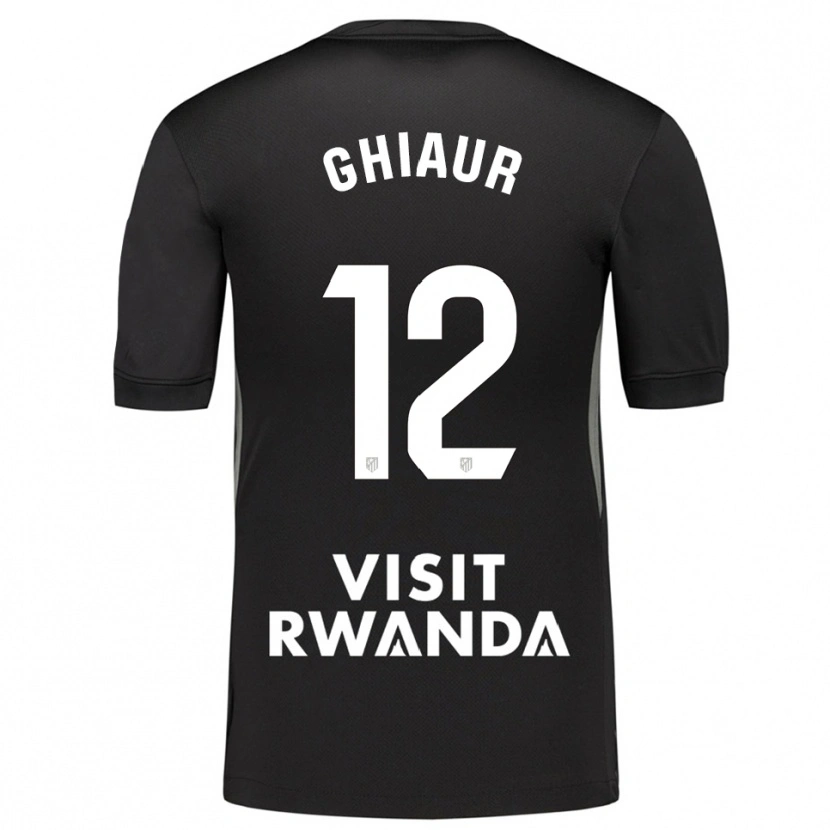 Danxen Män Octavian Ghiaur #12 Svart Vit Målvaktströja 2025/26 T-tröja