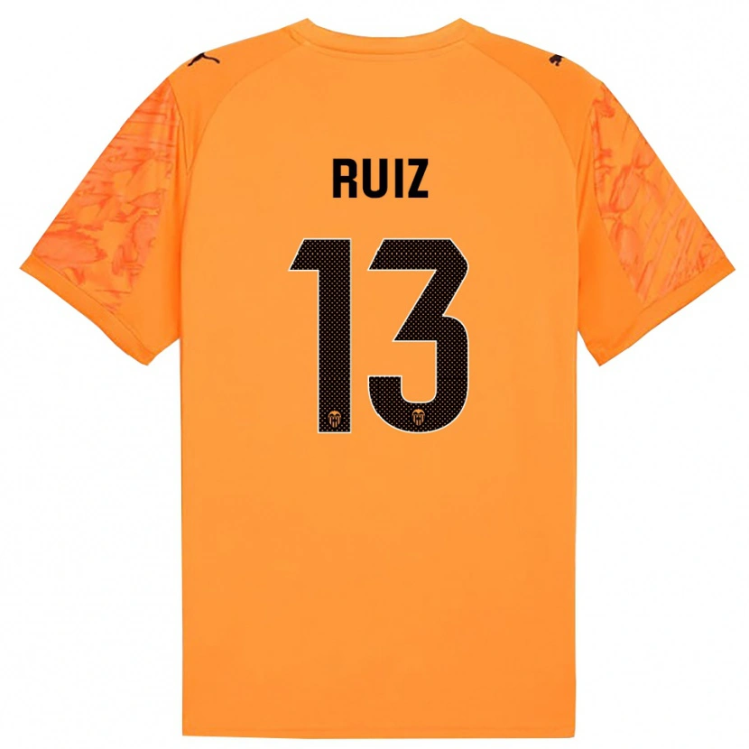 Danxen Män Nil Ruiz #13 Orange Svart Målvaktströja 2025/26 T-tröja