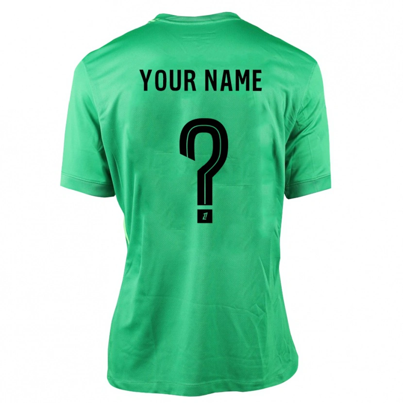 Danxen Män Paris Saint-Germain Grön Svart Målvaktströja 2025/26 T-tröja