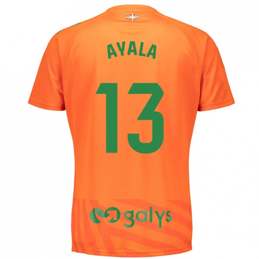 Danxen Män Unai Ayala #13 Orange Grön Målvaktströja 2025/26 T-tröja