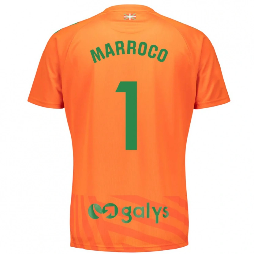 Danxen Män Marc Marroco #1 Orange Grön Målvaktströja 2025/26 T-tröja