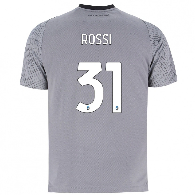 Danxen Män Francesco Rossi #31 Grå Blå Röd Målvaktströja 2025/26 T-tröja