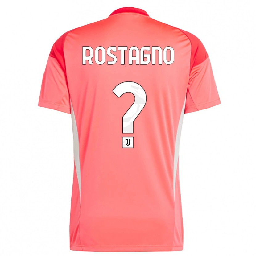 Danxen Män Alberto Rostagno #0 Röd Orange Målvaktströja 2025/26 T-tröja