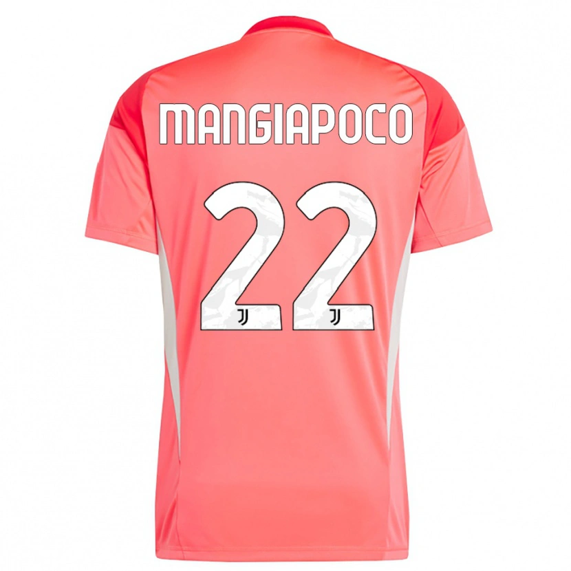 Danxen Män Stefano Mangiapoco #22 Röd Orange Målvaktströja 2025/26 T-tröja