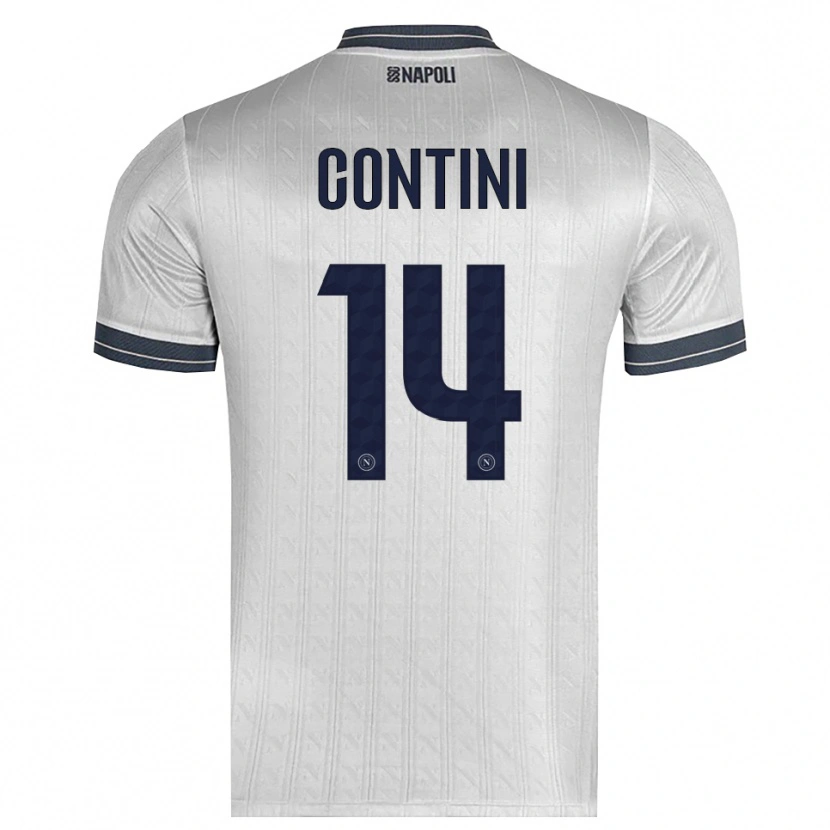 Danxen Män Nikita Contini #14 Ljus Grå Målvaktströja 2025/26 T-tröja