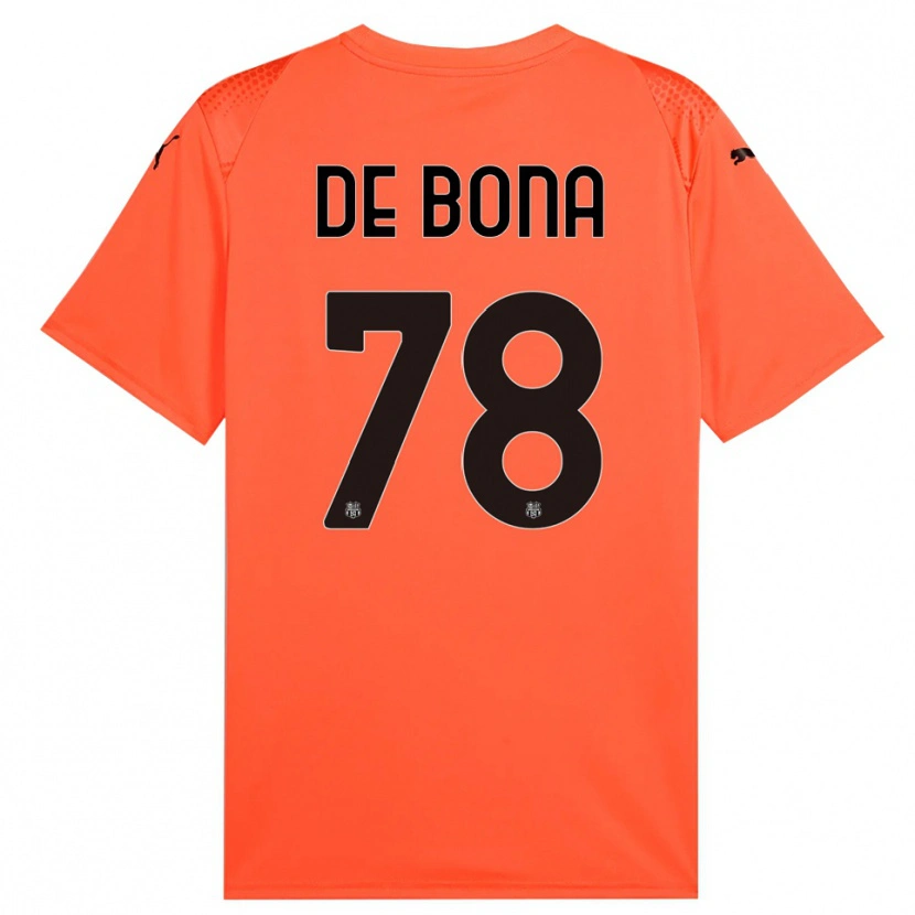 Danxen Män Francesca De Bona #78 Orange Svart Målvaktströja 2025/26 T-tröja