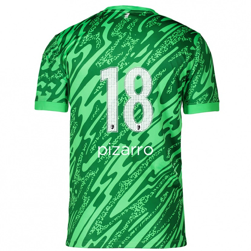 Danxen Män Théodore Pizarro #18 Grön Vit Målvaktströja 2025/26 T-tröja