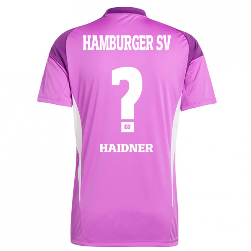 Danxen Män Larissa Haidner #0 Lila Vit Lila Målvaktströja 2025/26 T-tröja