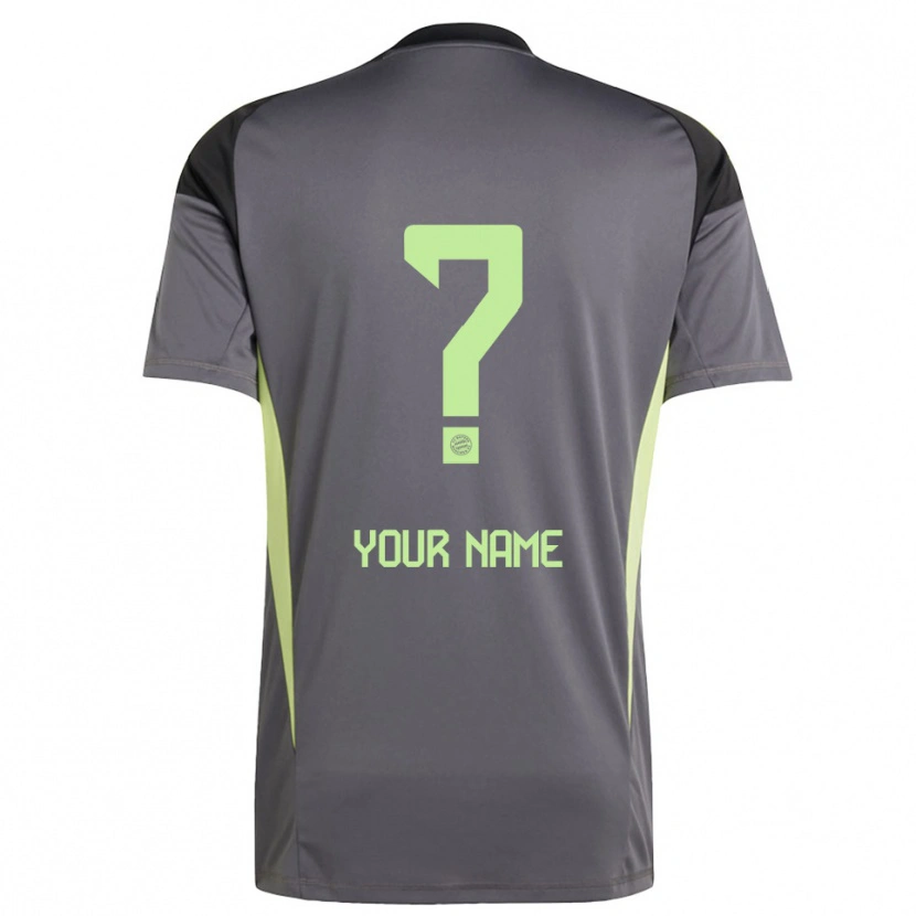 Danxen Män Bayern Munich Svart Grön Gul Målvaktströja 2025/26 T-tröja