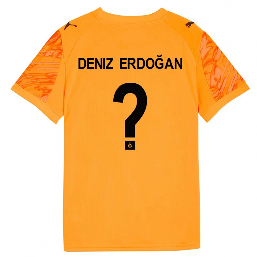 Danxen Män Ali Deniz Erdoğan #0 Mörk Orange Svart Målvaktströja 2025/26 T-tröja