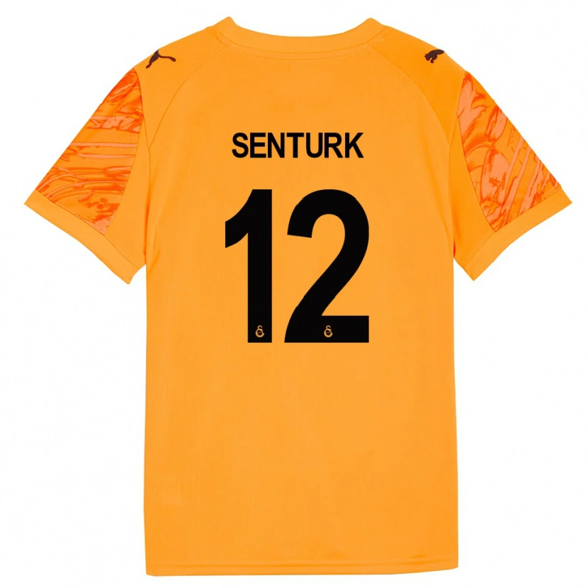 Danxen Män Haktan Şentürk #12 Mörk Orange Svart Målvaktströja 2025/26 T-tröja