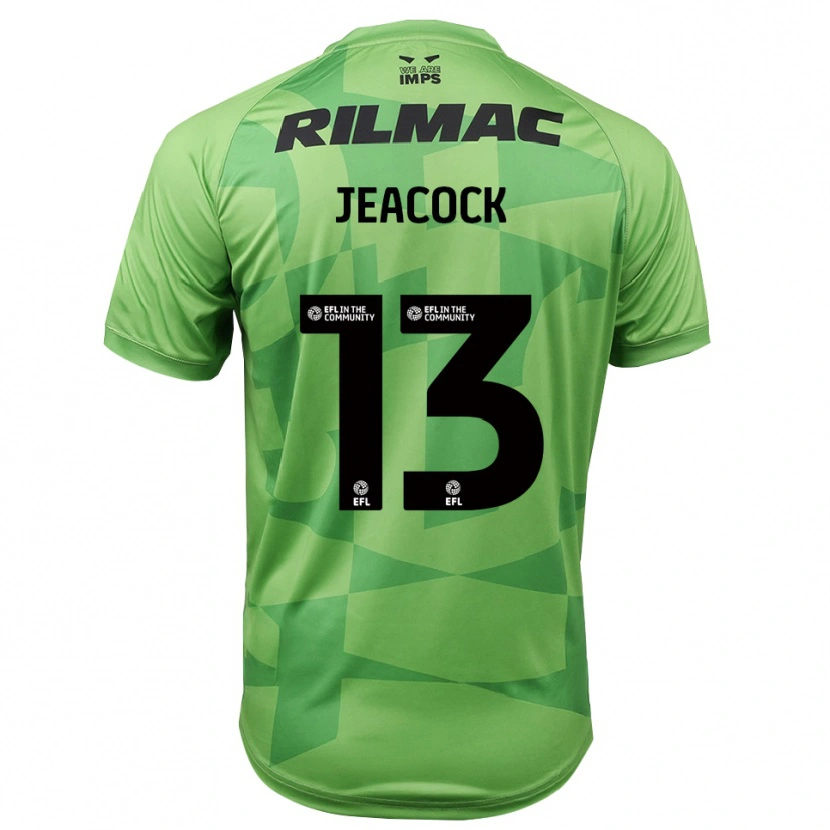 Danxen Män Zach Jeacock #13 Ljusgrön Målvaktströja 2025/26 T-tröja