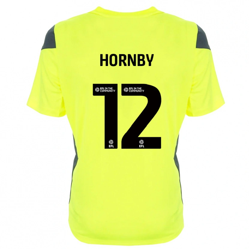 Danxen Män Sam Hornby #12 Fluorescerande Grön Målvaktströja 2025/26 T-tröja
