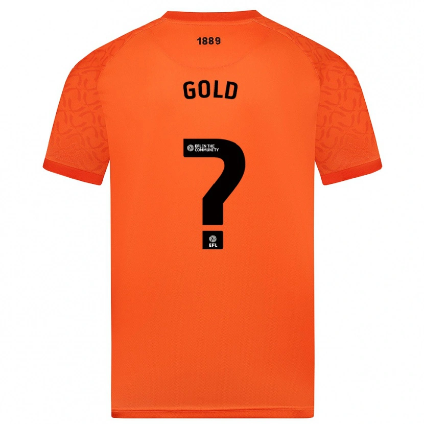 Danxen Män Ethan Gold #0 Orange Svart Målvaktströja 2025/26 T-tröja