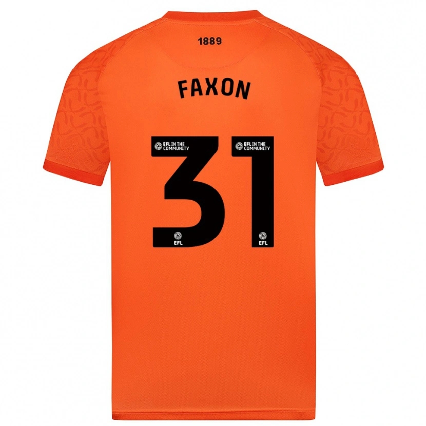 Danxen Män Luke Faxon #31 Orange Svart Målvaktströja 2025/26 T-tröja