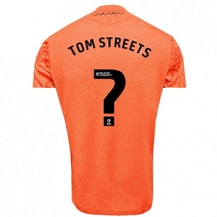 Danxen Män Tom Streets #0 Orange Svart Målvaktströja 2025/26 T-tröja