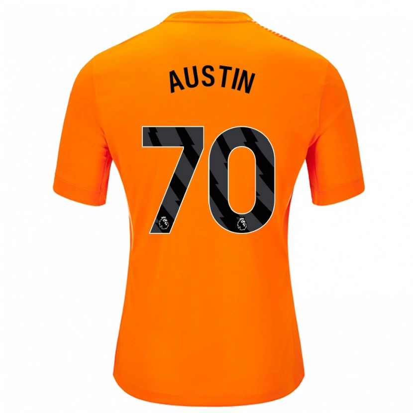 Danxen Män Jack Austin #70 Orange Svart Målvaktströja 2025/26 T-tröja