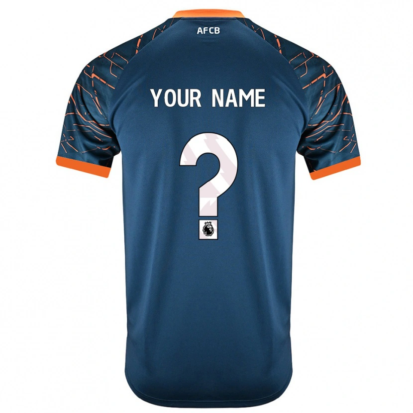 Danxen Män AFC Bournemouth Mörk Skifferblå Målvaktströja 2025/26 T-tröja