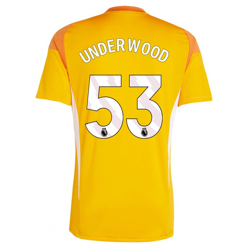Danxen Män Marco Underwood #53 Orange Vit Målvaktströja 2025/26 T-tröja