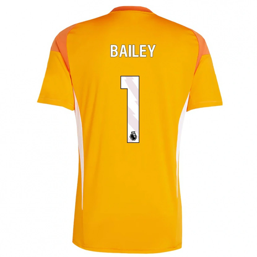 Danxen Män Joe Bailey #1 Orange Vit Målvaktströja 2025/26 T-tröja