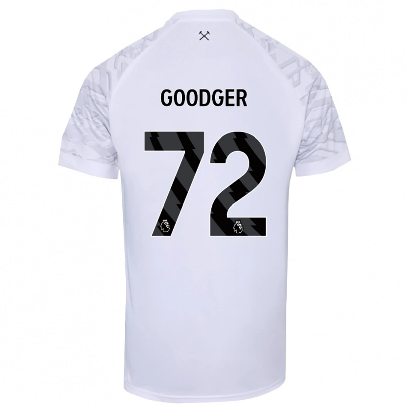 Danxen Män Tommy Goodger #72 Vit Svart Målvaktströja 2025/26 T-tröja