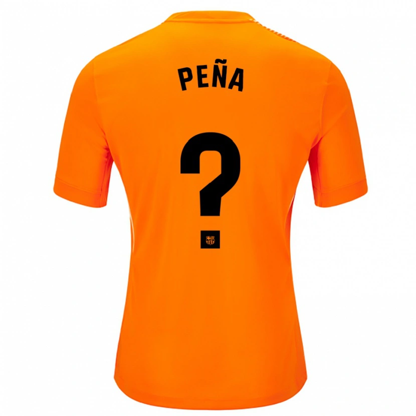Danxen Män Pablo Peña #0 Orange Svart Målvaktströja 2025/26 T-tröja