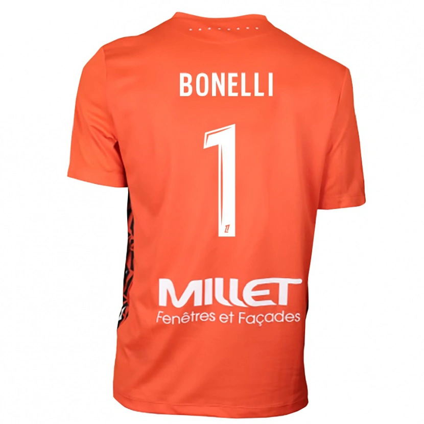 Danxen Män Lucas Bonelli #1 Orange Vit Målvaktströja 2025/26 T-tröja