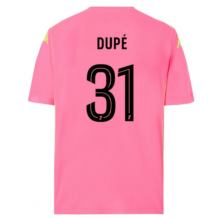 Danxen Män Maxime Dupé #31 Hot Pink Svart Målvaktströja 2025/26 T-tröja