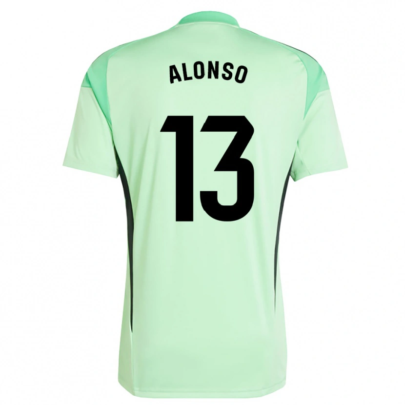 Danxen Män Maikel Alonso #13 Ljusgrön Svart Målvaktströja 2025/26 T-tröja