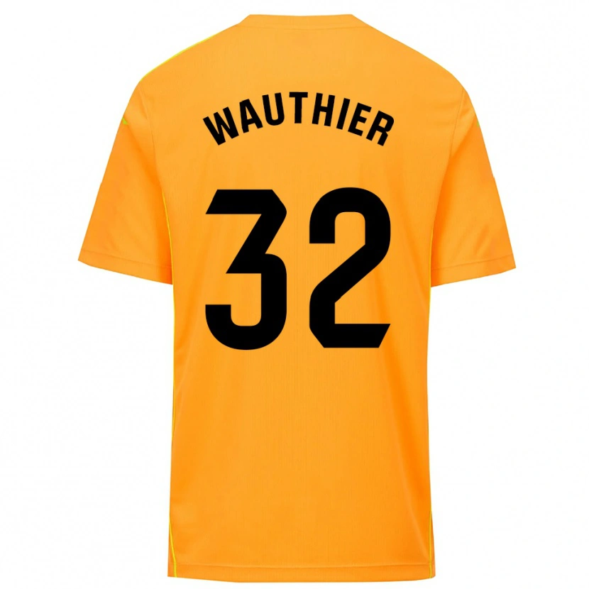 Danxen Män Hugo Wauthier #32 Orange Svart Målvaktströja 2025/26 T-tröja