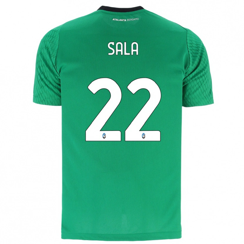 Danxen Män Lorenzo Sala #22 Smaragdgrön Målvaktströja 2025/26 T-tröja